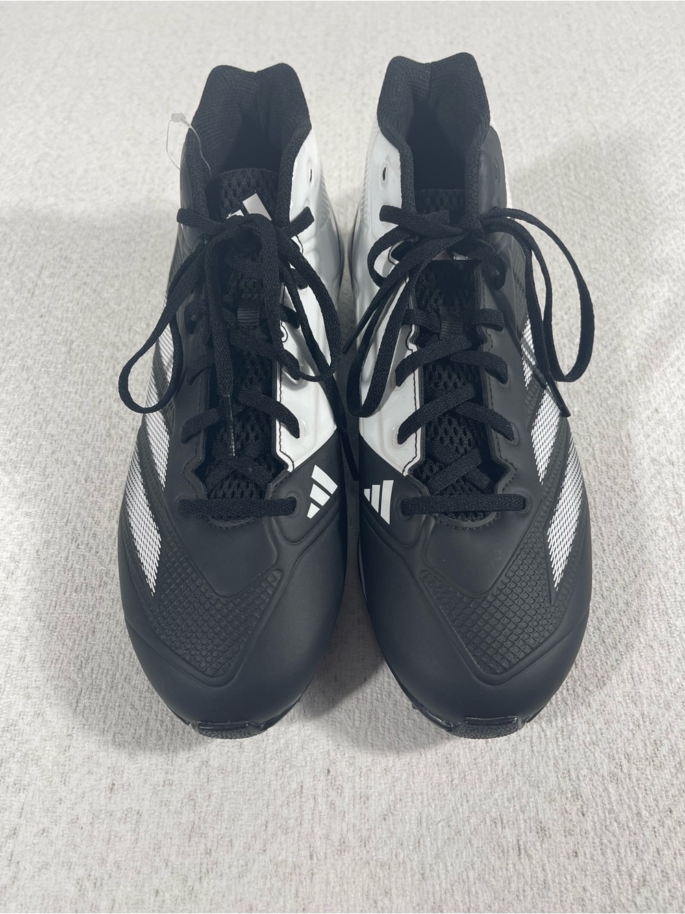 Adidas Adizero Impact MD 2 Baseball Cleats Men's Size 10.5 Blk/White Shoes #0342